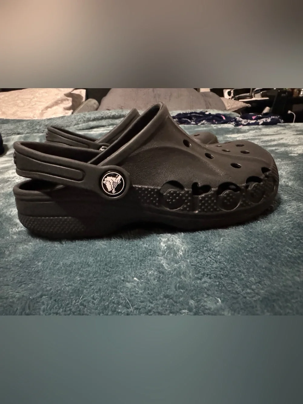 Crocs Classic Clog Black Kids Junior 2 Slip-On Shoes Y2K Streetwear Minimalist